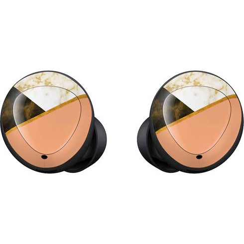 Colored Marble Galaxy Buds Skin