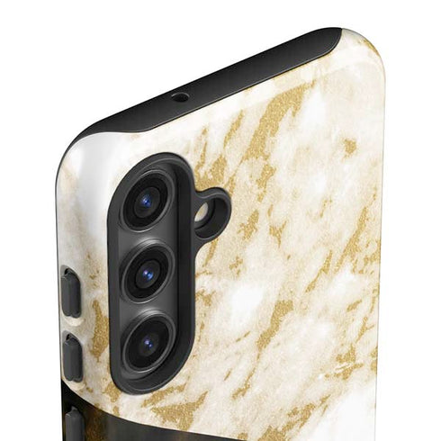 Colored Marble Galaxy S25 Impact Case