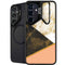 Colored Marble Galaxy S25 Kickstand Case