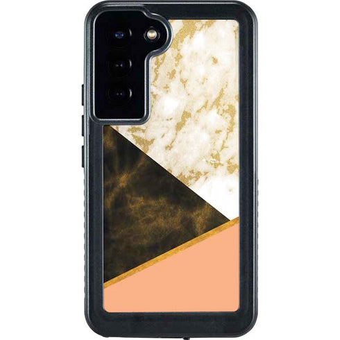 Colored Marble Galaxy S24 Plus Waterproof Case