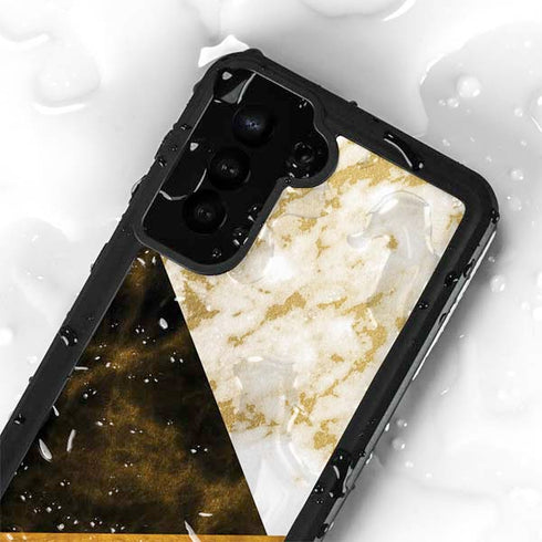 Colored Marble Galaxy S24 Plus Waterproof Case