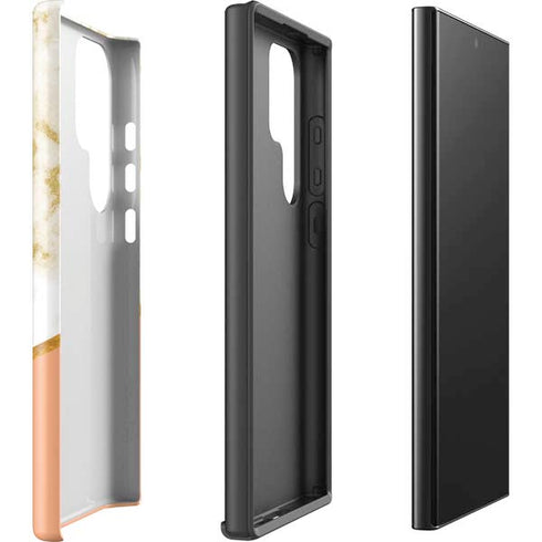 Colored Marble Galaxy S25 Ultra Impact Case