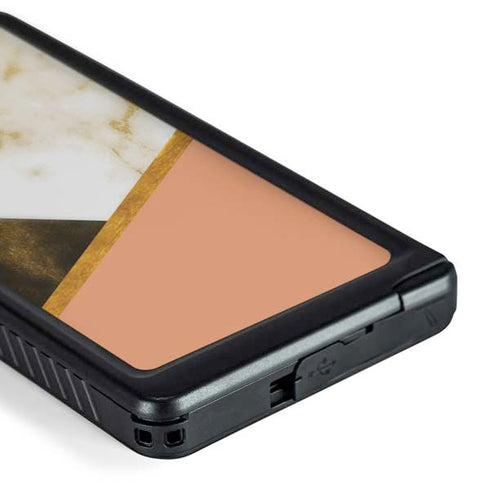 Colored Marble Galaxy S24 Ultra Waterproof Case