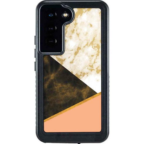 Colored Marble Galaxy S24 Waterproof Case