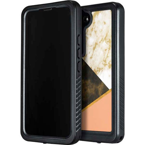 Colored Marble Galaxy S24 Waterproof Case