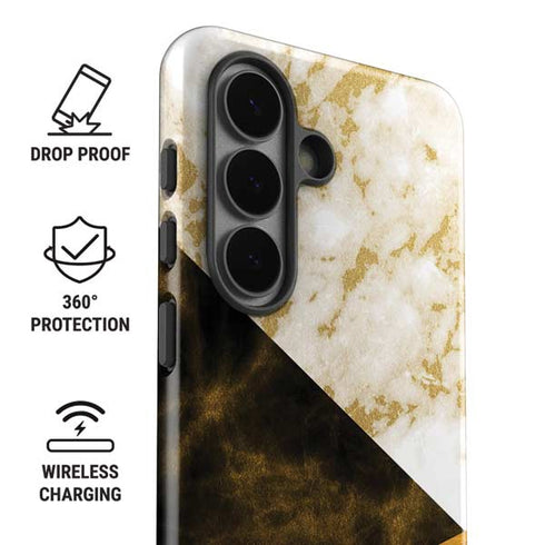 Colored Marble Galaxy S26 Plus Impact Case