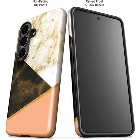 Colored Marble Galaxy S26 Plus Impact Case