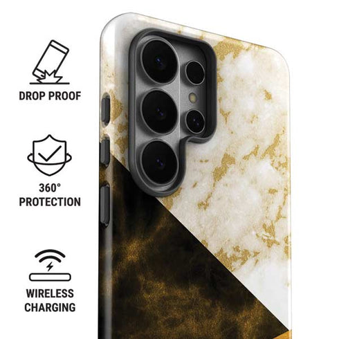 Colored Marble Galaxy S26 Ultra Impact Case
