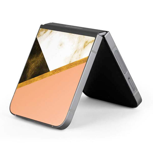 Colored Marble Galaxy Z Flip6 Skin