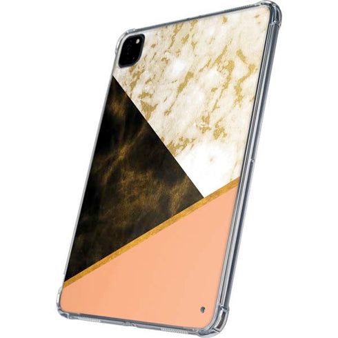 Colored Marble iPad Pro 11in (2024) Clear Case