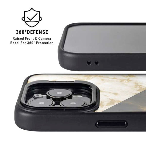 Colored Marble iPhone 14 Pro Kickstand Case