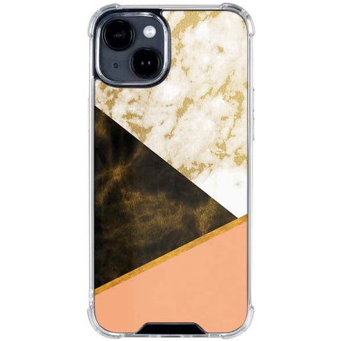 Colored Marble iPhone 15 Clear Case