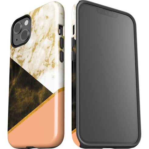 Colored Marble iPhone 15 Impact Case