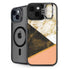 Colored Marble iPhone 15 Kickstand Case