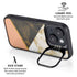 Colored Marble iPhone 15 Kickstand Case