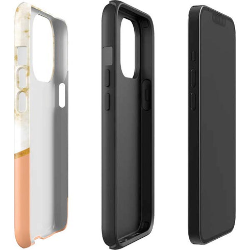Colored Marble iPhone 15 Pro Impact Case