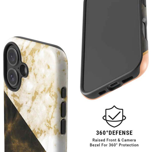 Colored Marble iPhone 16 Plus Magsafe Impact Case