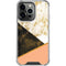 Colored Marble iPhone 16 Pro Clear Case