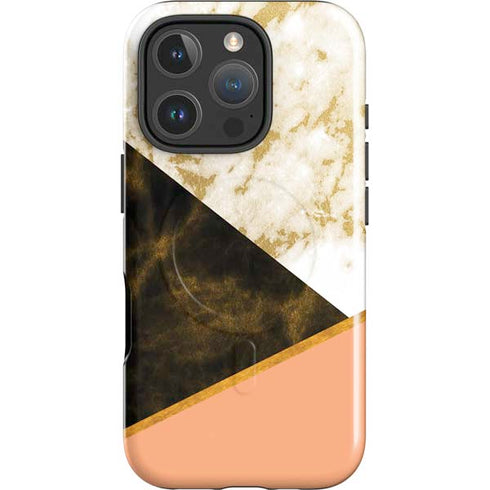 Colored Marble iPhone 16 Pro Magsafe Impact Case