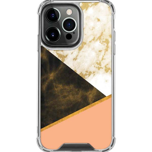 Colored Marble iPhone 16 Pro Max Clear Case