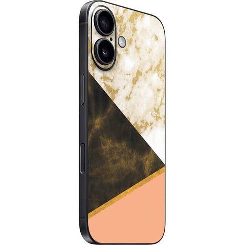 Colored Marble iPhone 16 Skin