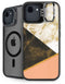 Colored Marble iPhone 16e Kickstand Case