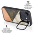 Colored Marble iPhone 16e Kickstand Case
