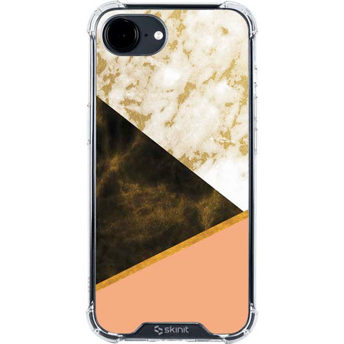 Colored Marble iPhone 16e Clear Case