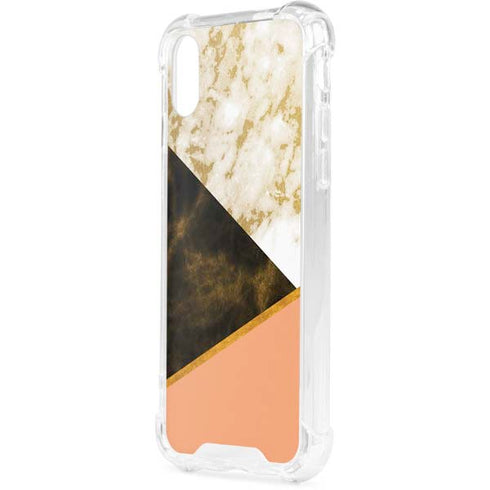 Colored Marble iPhone XS Clear Case