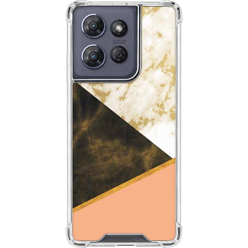 Colored Marble Moto G 5G (2025) Clear Case