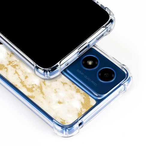 Colored Marble Moto G Play 4G (2024) Clear Case
