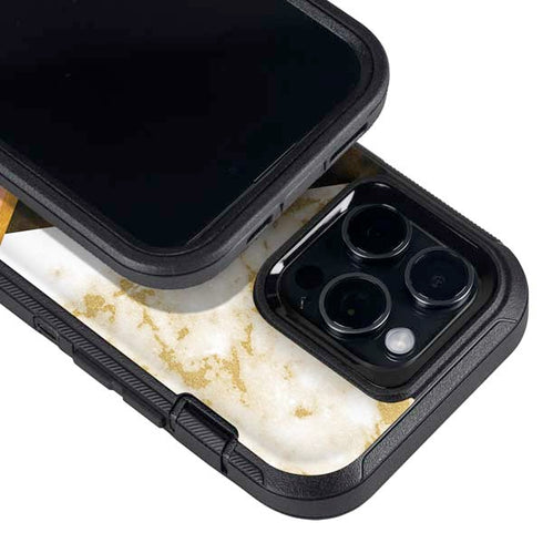 Colored Marble Otterbox Defender iPhone Skin
