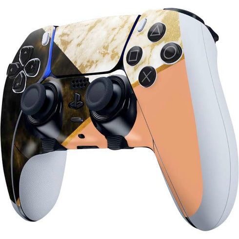 Colored Marble PS5 DualSense Edge Pro Controller Skin