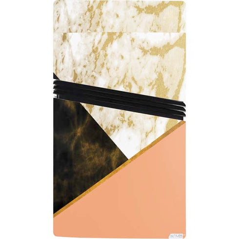 Colored Marble PS5 Pro Console Skin