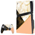 Colored Marble PS5 Pro Disk Bundle Skin
