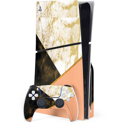 Colored Marble PlayStation PS5 Skins