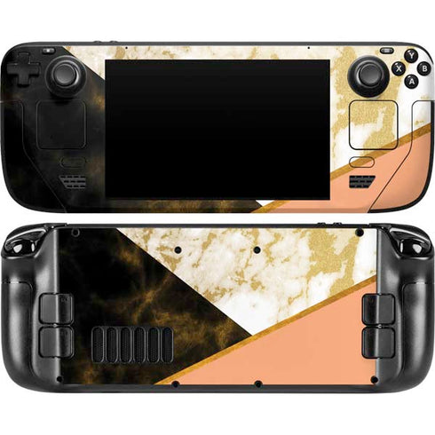 Colored Marble Steam Deck Handheld Gaming Computer Skin