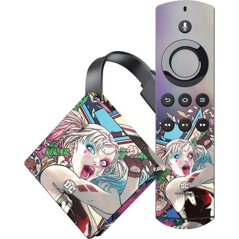 DC Comics Harley Quinn Action Pose Amazon Fire TV Skin