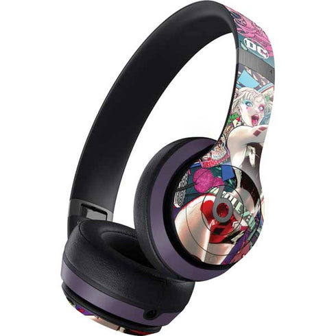 DC Comics Harley Quinn Action Pose Beats Solo 4 Wireless Headphones Skin