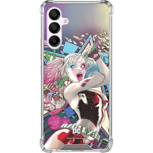 DC Comics Harley Quinn Action Pose Galaxy A16 5G Clear Case