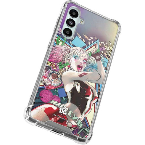 DC Comics Harley Quinn Action Pose Galaxy A16 5G Clear Case