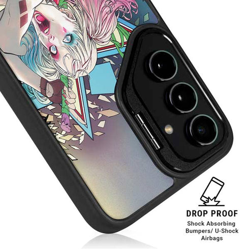 DC Comics Harley Quinn Action Pose Galaxy S25 Kickstand Case