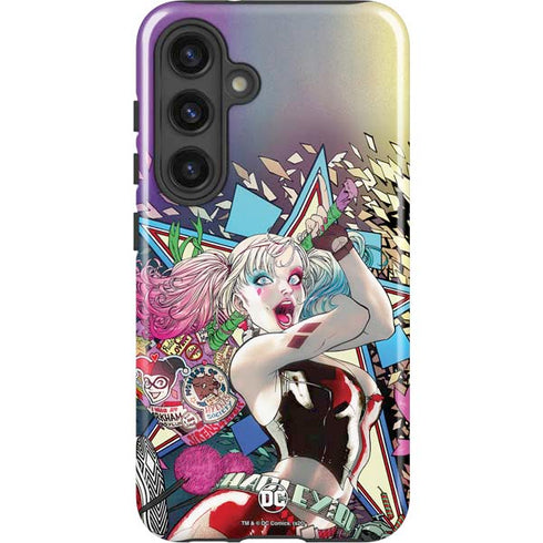 DC Comics Harley Quinn Action Pose Galaxy S25 Plus Impact Case