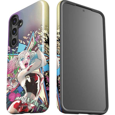 DC Comics Harley Quinn Action Pose Galaxy S25 Plus Impact Case