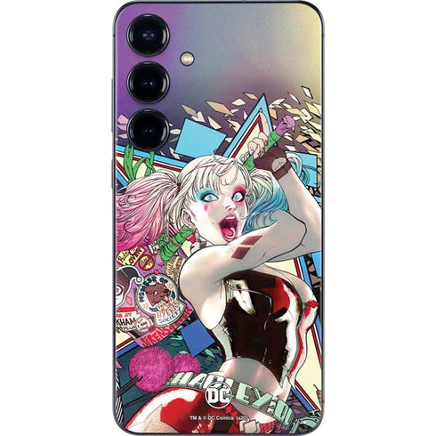 DC Comics Harley Quinn Action Pose Galaxy S24 Plus Skin