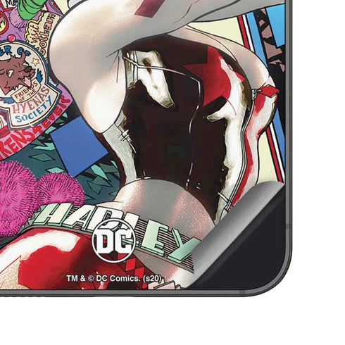 DC Comics Harley Quinn Action Pose Galaxy S25 Plus Skin