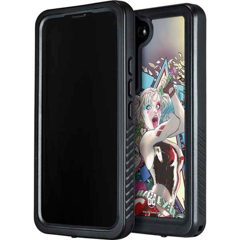 DC Comics Harley Quinn Action Pose Galaxy S24 Plus Waterproof Case