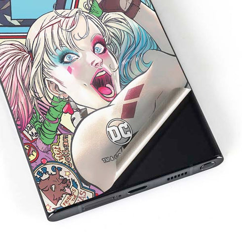 DC Comics Harley Quinn Action Pose Galaxy S24 Ultra Skin