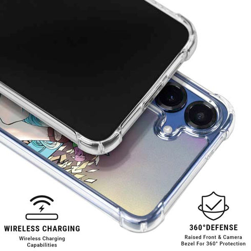 DC Comics Harley Quinn Action Pose Galaxy S25 FE Clear Case