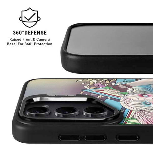 DC Comics Harley Quinn Action Pose Galaxy S25 FE Kickstand Case